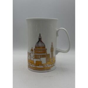 Dunoon London Skyline Mug Caroline Bessey Bone China England Gold Big Ben